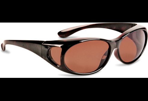 Shoptic Overzetbril - ovaal - Havanna