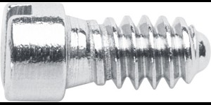 Gleufschroef zilver Ø 1,3 lengte 3,5 mm