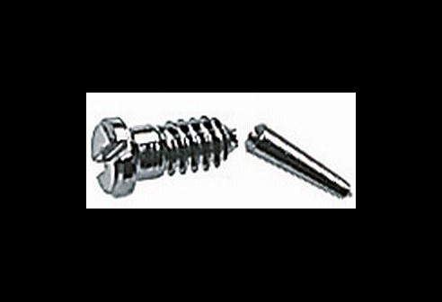 Gleufschroef zilver Ø 1,5 lengte 3,5/6,5 mm