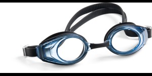 Zwembril verglaasbaar XL blauw