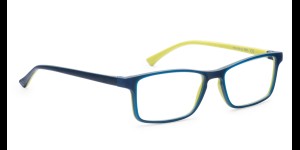 Sam Donkerblauw/Geelgroen, maat 49