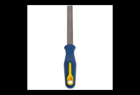 Precisievijl, vlak, klein, met handgreep