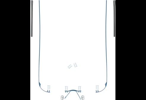 Complete glasbrilset blauw