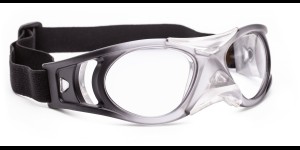 Sportbril Leader Bounce mat zwart - Transparant