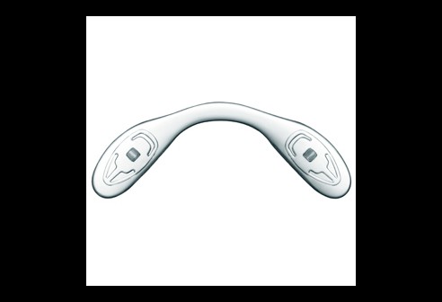 Siliconen zadelpad schroef halfhard 22 x 36,5 mm