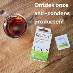 Geen beslagen bril meer