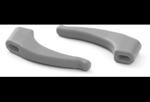 Milo & Me kids antislip oorhaakjes, ijsgrijs