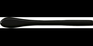 Acetaat oortip zwart 2,5 x 1,3 mm