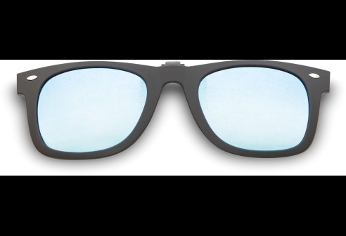 Voorhanger met blauwe verspiegeling