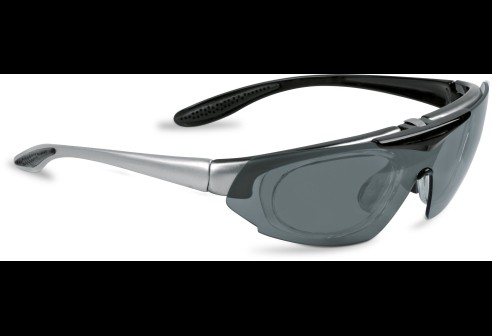 Shoptic Te verglazen sportbril - Zilver