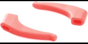 Milo & Me kids antislip oorhaakjes, rood (col. 13 en T87) 