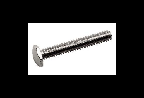 Zeskantschroef zilver Ø 1,2 lengte 12,6 mm