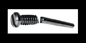 Gleufschroef gun Ø 1,4 lengte 3,6/10,6 mm