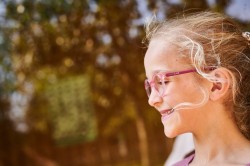 Juno transparant rouge/framboos , maat 43