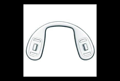 Siliconen zadelpad klik halfhard 16 x 26,5 mm