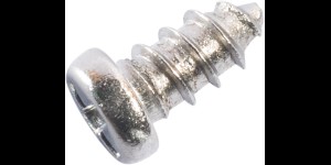 Kruiskop/gleuf-schroef zilver Ø 1,6 lengte 4,0 mm