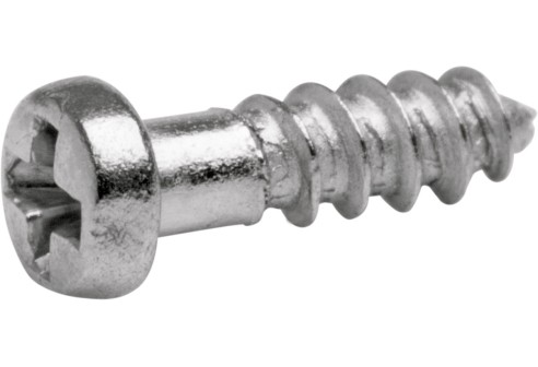 Kruiskop/gleuf-schroef zilver Ø 1,6 lengte 6,0 mm