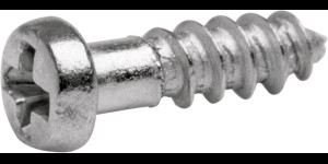 Kruiskop/gleuf-schroef zilver Ø 1,6 lengte 6,0 mm
