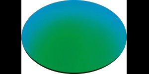 CR39 groen-verspiegeld polariserend grijs curve 6 dikte 2,0 mm