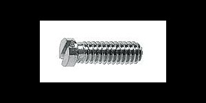 Gleufschroef zilver Ø 1,5 lengte 5,2 mm