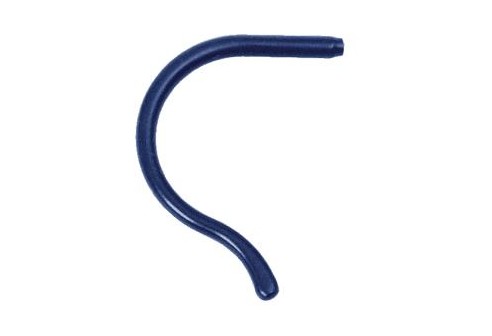 Siliconen kruloortip voor kinderen blauw Ø 1,4 tot 1,5 mm