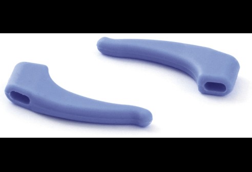 Milo & Me kids antislip oorhaakjes, licht grijs blauw (col. 03)