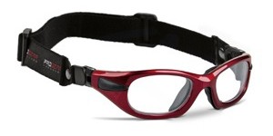 Progear Sportbril met hoofdband - S - Metallic Red
