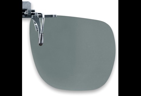 Voorhanger opklapbaar zonder polarisatie, 65 x 56mm Grijs