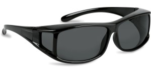 Shoptic Overzetbril, klein - rechthoekig - Zwart