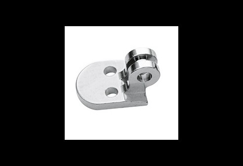 Klinkscharnier dubbel oogjes verticaal rechts <0.8mm