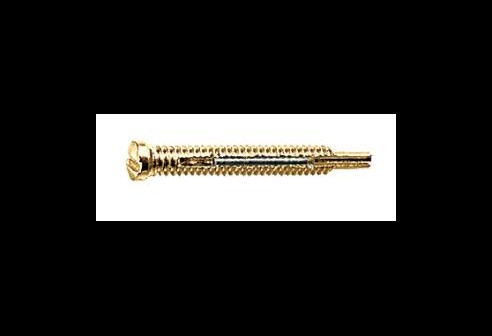 Gleufschroef goud Ø 1,5 lengte 11,5 mm