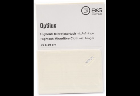 Microvezeldoekje - 30 x 30 - Ivoor - Optilux Premium kwaliteit