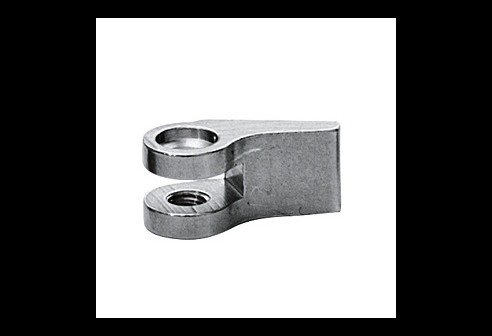 Soldeerscharnieren voorstukdeel, dubbele ogen, rechts, lengte 0,9 mm