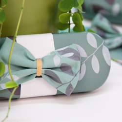 Etui Leaves met microvezeldoekje