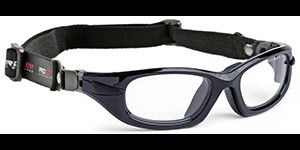 Progear Sportbril met hoofdband - XL - Metallic Black