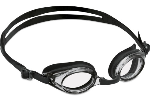 Zwembril verglaasbaar zwart