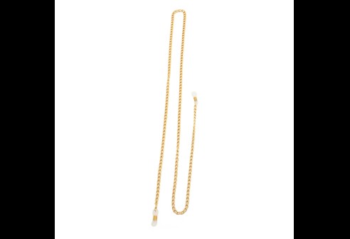 Brilketting Bologna goudkleurig