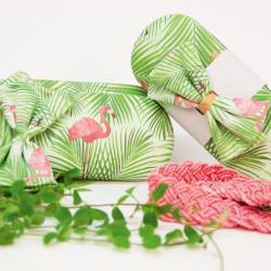 Etui Flamingo met microvezeldoekje