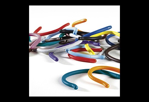 Oortip, kinderen: lengte 80 mm, lichtblauw