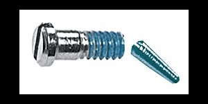 Gleufschroef zilver Tuflock Ø 1,4 lengte 4,0/7,0 mm