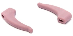 Milo & Me kids antislip oorhaakjes, blush