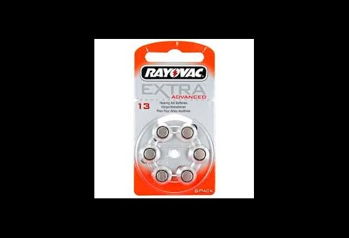 Batterij Rayovac Extra Advanced 13AU- 6XE / oranje