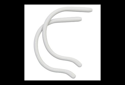 Siliconen kruloortip voor kinderen grijs Ø 1,4 tot 1,5 mm