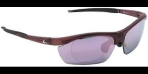 Sportbril Leader Peloton - mat transparant paars