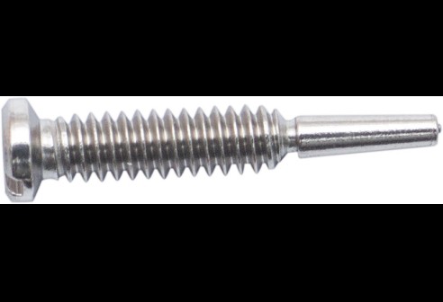 Gleufschroef zilver Ø 1,4 lengte 5,5/8,5 mm