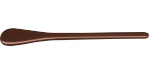 Silliconen oortip bruin Ø 1,4 mm