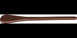 Silliconen oortip bruin Ø 1,4 mm