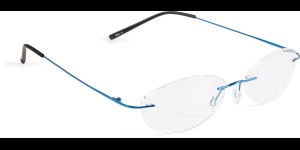 Glasbril van Beta-titanium blauw