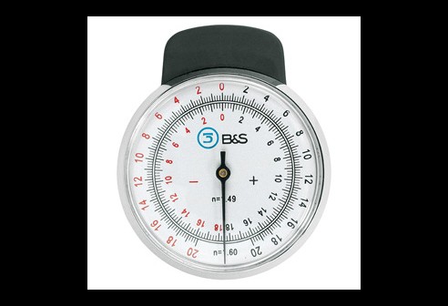 Sferometer met brekingsindex n 1,49 en n 1,60