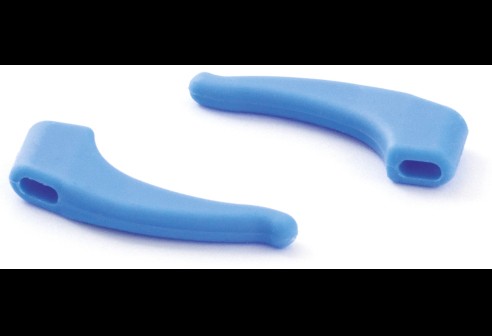 Milo & Me kids antislip oorhaakjes, middel blauw 